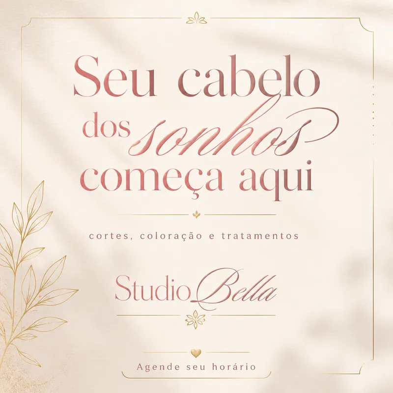 Exemplo de arte com destaque de texto para post de Instagram